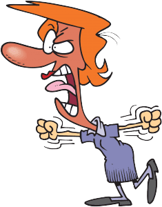 Angry parent