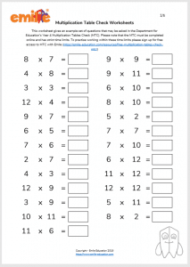 MTC Worksheet 1