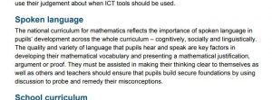 maths terminology national curriculum